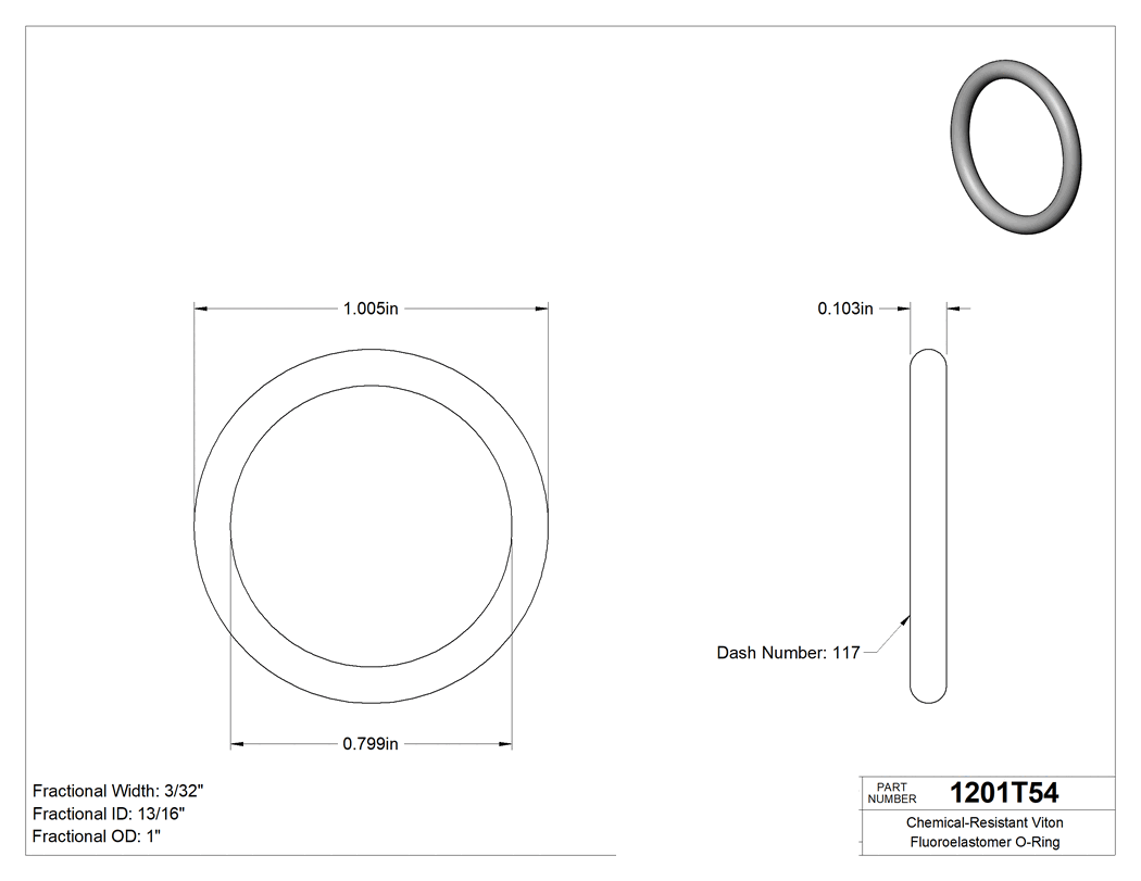 Technical drawing - 1201T54